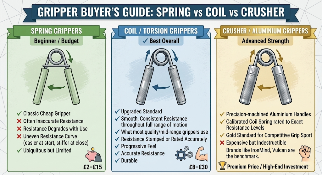 Crusher vs Spring vs Coil — What to Buy