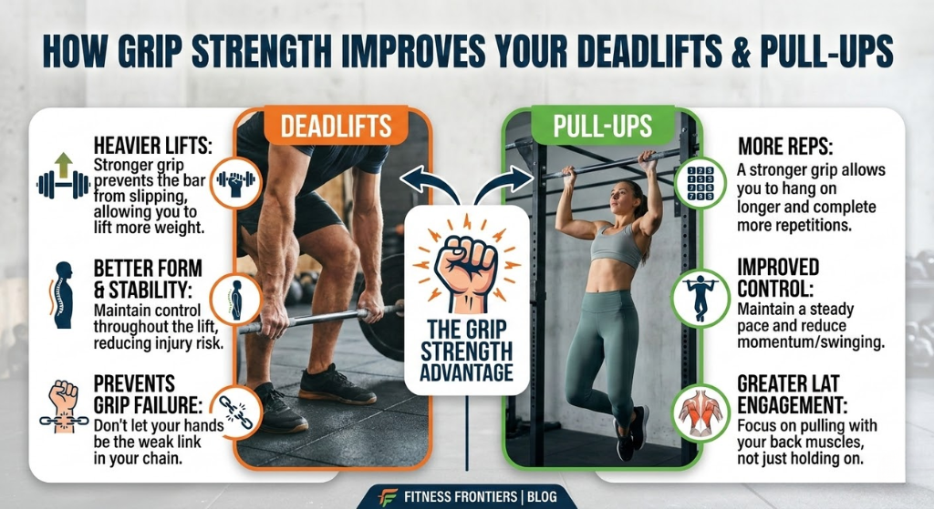How Grip Strength Improves Deadlifts & Pull-Ups