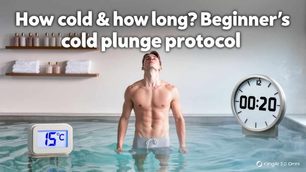 How cold & how long Beginner's cold plunge protocol