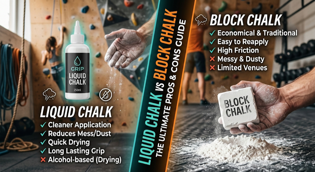 Liquid Chalk vs Block Chalk