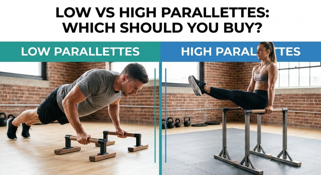 Low vs High Parallettes