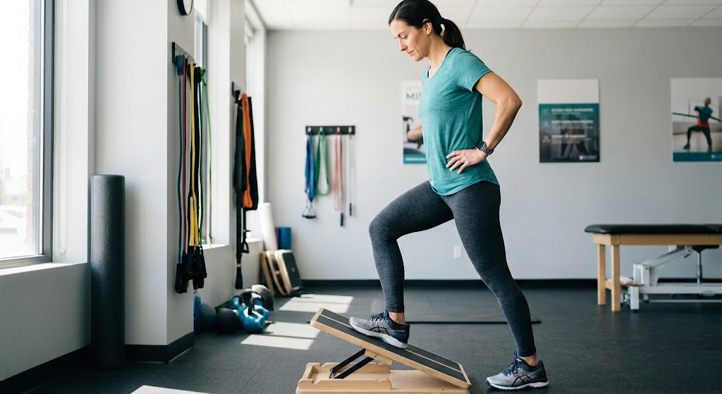Physical therapist-approved slant board exercises